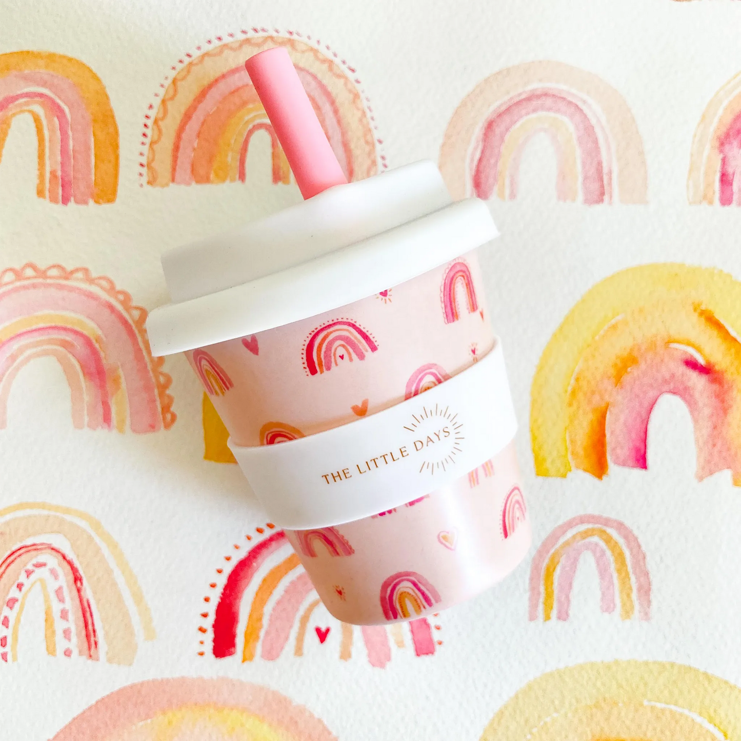 The Little Days Babycino Cup Rainbows - First Batch Coffee Roasters Noosaville