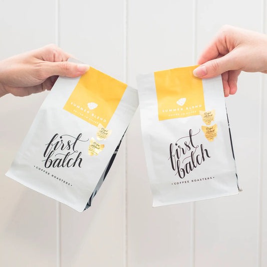 Award-Winning Summer Blend - Specialty Coffee Beans - Online Coffee Beans Australia - First Batch Coffee Roasters Noosa
