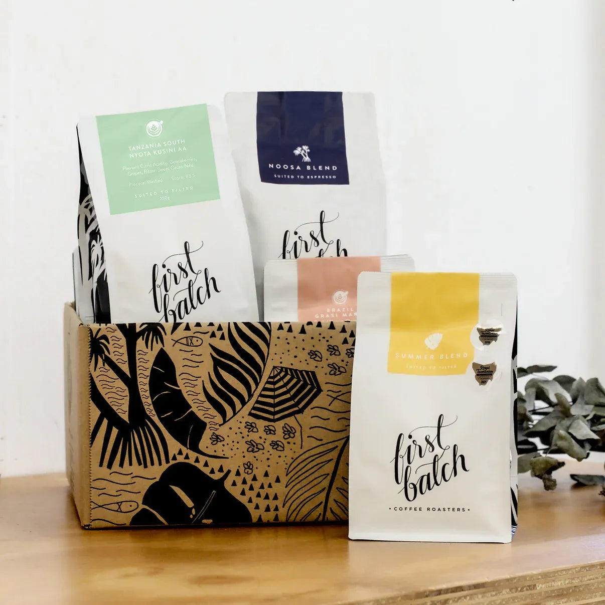 First Batch Coffee Roasters - Single Origin Speciality Coffee - Filtered Coffee Tasting Box - Noosaville